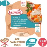Babybio Mrkva a zemiaky s treskou 260g - cena, porovnanie