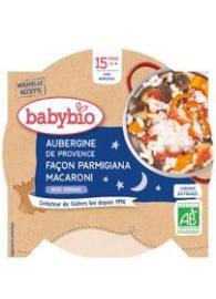 Babybio Baklažán na spôsob parmigiana s makarónmi 260g