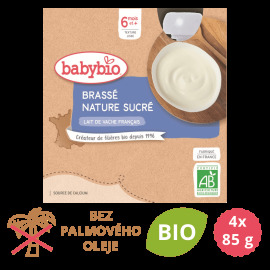 Babybio Mliečny dezert 4x85g