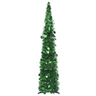 vidaXL Rozkladací umelý vianočný stromček zelený 120cm PET - cena, porovnanie