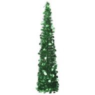 vidaXL Rozkladací umelý vianočný stromček zelený 180cm PET - cena, porovnanie