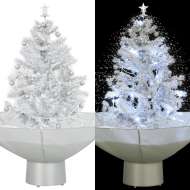 vidaXL Snežiaci vianočný stromček dáždnikovým podstavcom biely 75cm - cena, porovnanie