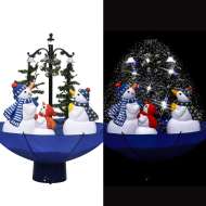 vidaXL Snežiaci vianočný stromček s dáždnikovým podstavcom modrý 75cm PVC - cena, porovnanie