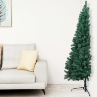 vidaXL Umelý polovičný vianočný stromček s podstavcom zelený 120cm PVC - cena, porovnanie