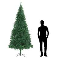vidaXL Umelý vianočný stromček 300 cm , zelený - cena, porovnanie