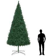 vidaXL Umelý vianočný stromček 400 cm , zelený - cena, porovnanie