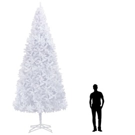 vidaXL Umelý vianočný stromček 500 cm , biely