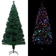 vidaXL Umelý vianočný stromček+podstavec, zelený 180cm , optické vlákno - cena, porovnanie