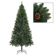 vidaXL  Umelý vianočný stromček s borovicovými šiškami zelený 180cm - cena, porovnanie