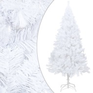 vidaXL Umelý vianočný stromček s hustým ihličím biely 120cm PVC - cena, porovnanie