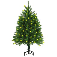 vidaXL Umelý vianočný stromček s LED 120cm zelený - cena, porovnanie