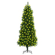vidaXL Umelý vianočný stromček s LED 240cm zelený - cena, porovnanie