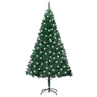 vidaXL Umelý vianočný stromček s LED a hustými vetvičkami zelený 120cm - cena, porovnanie