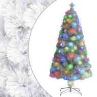 vidaXL Umelý vianočný stromček s LED biely 64cm optické vlákno - cena, porovnanie