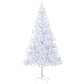 vidaXL Umelý vianočný stromček s oceľovým podstavcom, 910 vetvičiek, 210cm