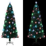vidaXL Umelý vianočný stromček s podstavcom a LED 240cm 380 vetvičiek - cena, porovnanie