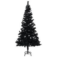 vidaXL Umelý vianočný stromček s podstavcom čierny 150cm PVC - cena, porovnanie