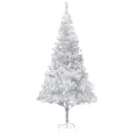 vidaXL Umelý vianočný stromček s podstavcom strieborný 240cm PET - cena, porovnanie