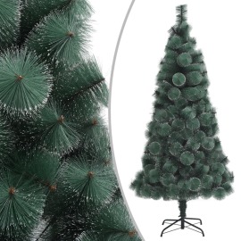 vidaXL Umelý vianočný stromček s podstavcom zelený 120cm PET