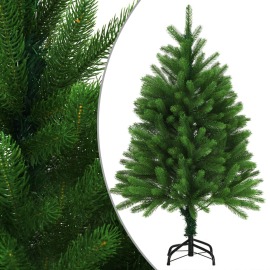 vidaXL Umelý vianočný stromček s realistickým ihličím zelený 120cm
