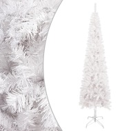 vidaXL Úzky vianočný stromček biely 150cm - cena, porovnanie