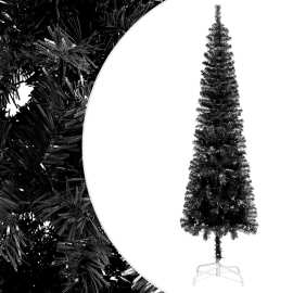 vidaXL Úzky vianočný stromček čierny 120cm
