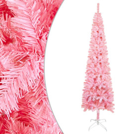 vidaXL Úzky vianočný stromček ružový 120cm