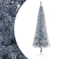 vidaXL Úzky vianočný stromček strieborný 120cm - cena, porovnanie