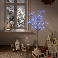 vidaXL Vianočný stromček 120 LED 1,2 m modrý vŕba vnútorný vonkajší - cena, porovnanie