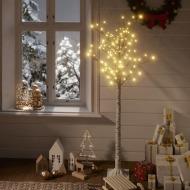vidaXL Vianočný stromček 140 LED 1,5m biela vŕba vnútorný vonkajší - cena, porovnanie