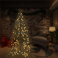 vidaXL Vianočný stromček, kužeľ, 160 LED, dovnútra aj von 78x120cm - cena, porovnanie