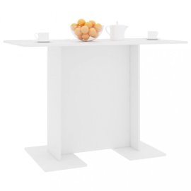 vidaXL Jedálenský stôl 110x60 cm Biela 800243