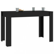 vidaXL Jedálenský stôl 120x60 cm Čierna lesk 800439 - cena, porovnanie
