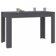 vidaXL Jedálenský stôl 120x60 cm Sivá lesk 800440 - cena, porovnanie