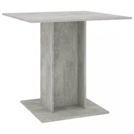 vidaXL Jedálenský stôl 80x80 cm Betón 800256