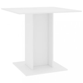 vidaXL Jedálenský stôl 80x80 cm Biela 800252