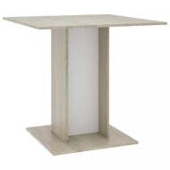 vidaXL  Jedálenský stôl 80x80 cm Dub sonoma / biela 800257 - cena, porovnanie