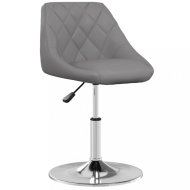 vidaXL Kancelárska stolička umelá koža / chróm Sivá 335154 - cena, porovnanie