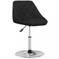vidaXL Kancelárska stolička umelá koža / chróm Čierna 335150 - cena, porovnanie