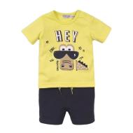 Dirkje Set 2dielny kr. nohavice Neon Yellow+Navy - cena, porovnanie