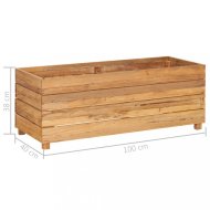vidaXL Záhradný kvetináč teakové drevo 100x40x38 cm 47422 - cena, porovnanie