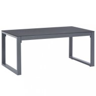 vidaXL Konferenčný stolík 90x50 cm sklo / hliník 47254 - cena, porovnanie