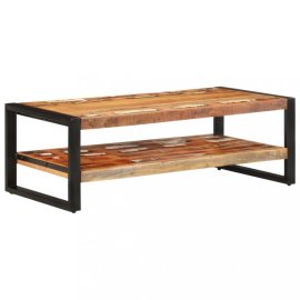 vidaXL Konferenčný stolík drevo / kov Recyklované drevo 329245