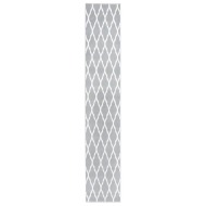vidaXL Koberec behúň BCF sivo-biely 80x500cm - cena, porovnanie