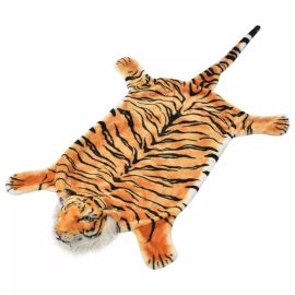 vidaXL Koberec v tvare tigra, plyšový 144cm hnedý