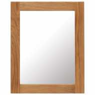 vidaXL Zrkadlo 40x50 cm, dubový masív - cena, porovnanie