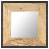 vidaXL Zrkadlo 50x50 cm masívne mangovníkové drevo - cena, porovnanie