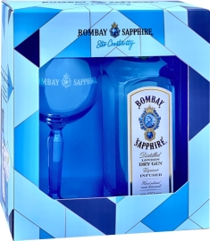 Bombay Sapphire + Pohár 0.7l