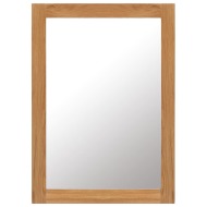 vidaXL Zrkadlo 50x70 cm, dubový masív - cena, porovnanie
