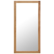 vidaXL Zrkadlo 60x120 cm, dubový masív - cena, porovnanie